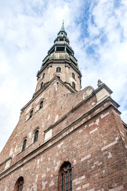 Ortaçağ Gotik Kilisesi, St. Peter Bazilikası, Riga, Letonya