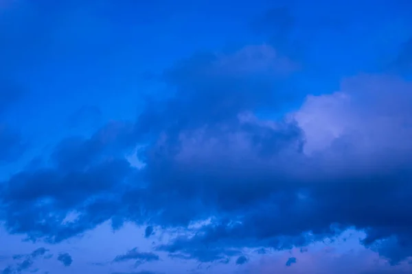 Resumo Fundo Dramática Nublado Céu Céu Azul Hora — Fotografia de Stock