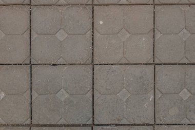 Parktaki pistteki fayansların soyut arkaplanı kapat