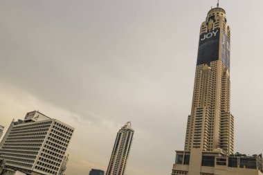 Baiyoke Kulesi 2, Bangkok, Tayland. Gökdelenler ve gökdelenler.