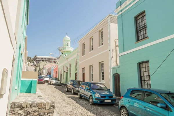 Coloridas casas Bo Kaap Cape Town (Ciudad del Cabo), Sudáfrica . — Foto de Stock