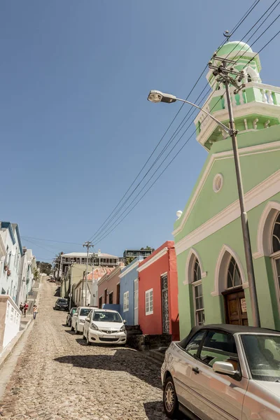 Maisons colorées Bo Kaap district Cape Town, Afrique du Sud . — Photo