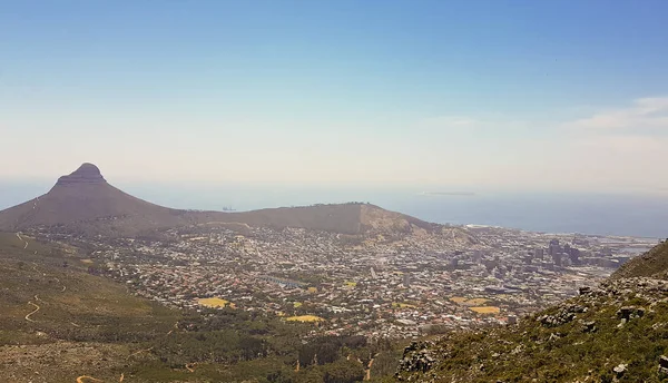 Vista panorámica de toda la costa de Ciudad del Cabo . — Foto de Stock