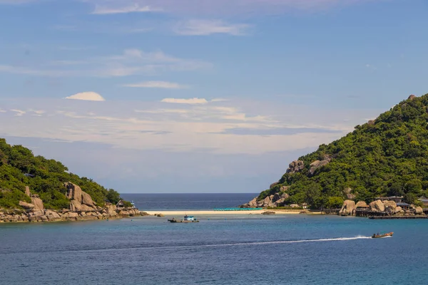 Playa de Nang Yuan cerca de Koh Tao Koh, Tailandia Surat Thani . — Foto de Stock