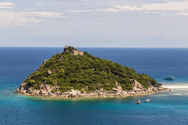 Nang yuan beach in der nähe von koh tao koh, thailand surat thani. — Stockfoto