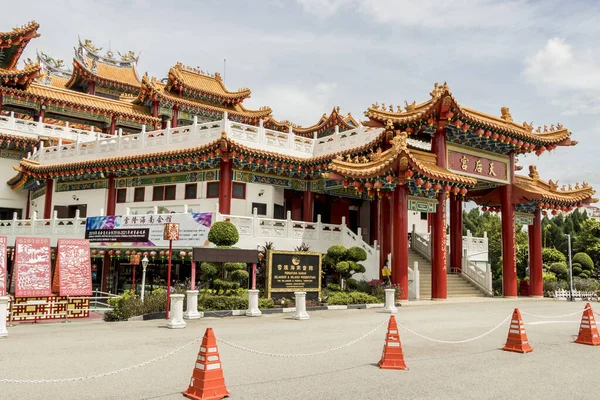 Templo Thean Hou Desde Exterior Colorido Arte Chino Arquitectura Kuala — Foto de Stock