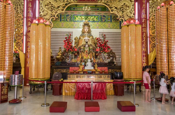 Diosa China Del Mar Mazu Sala Oración Templo Thean Hou — Foto de Stock