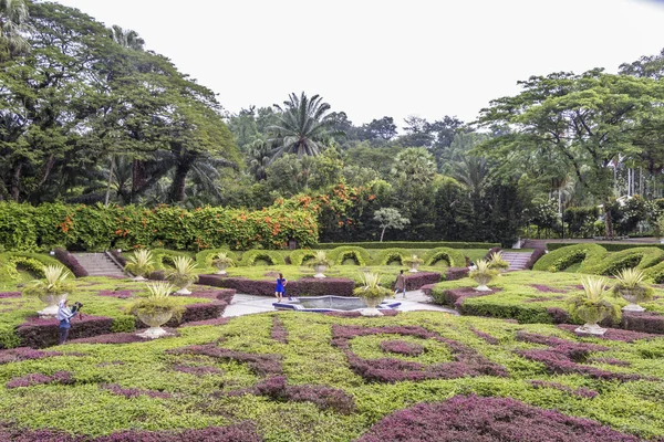 Hermoso Limpio Jardín Hundido Perdana Jardín Botánico Kuala Lumpur Malasia — Foto de Stock