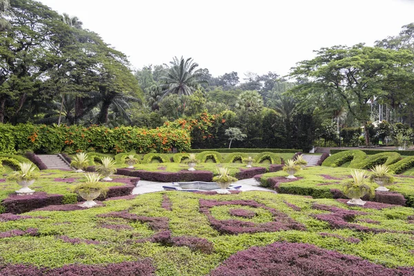 Hermoso Limpio Jardín Hundido Perdana Jardín Botánico Kuala Lumpur Malasia — Foto de Stock