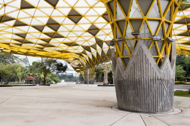Laman Perdana güzel mimari pavyonu Perdana Botanik Bahçeleri Kuala Lumpur, Malezya.