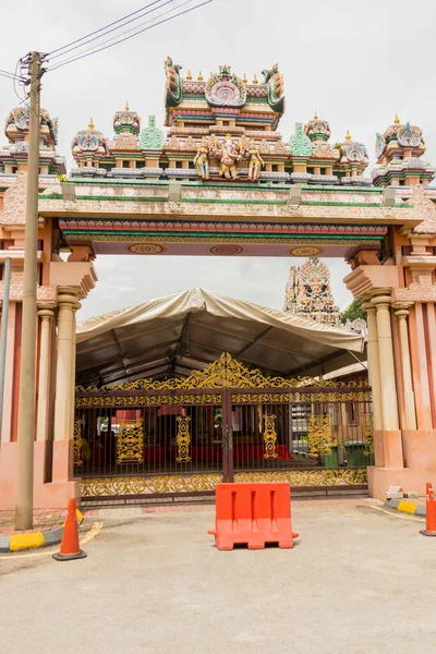 Puerta Entrada Colorida Sri Kandaswamy Templo Brickfields Kuala Lumpur Malasia — Foto de Stock