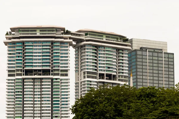 Gran Edificio Rascacielos Kuala Lumpur Malasia —  Fotos de Stock
