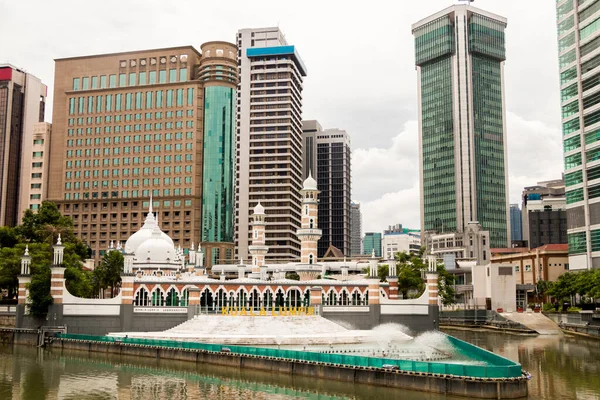 Mezquita Masjid Jamek Kolam Biru Kuala Lumpur — Foto de Stock