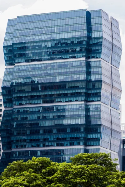 Rascacielos Cristal Futurista Kuala Lumpur Malasia —  Fotos de Stock