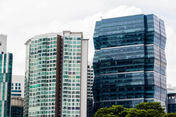 Futuriste Gratte Ciel Verre Kuala Lumpur Malaisie — Photo