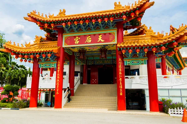 Entrada Templo Thean Hou Arte Chino Colorido Kuala Lumpur Malasia — Foto de Stock