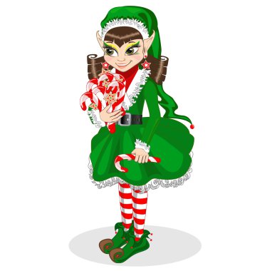 Şeker ile Noel elf