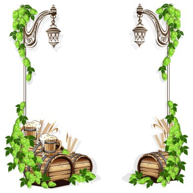 Bira çerçevelemek ile vintage başlangıç