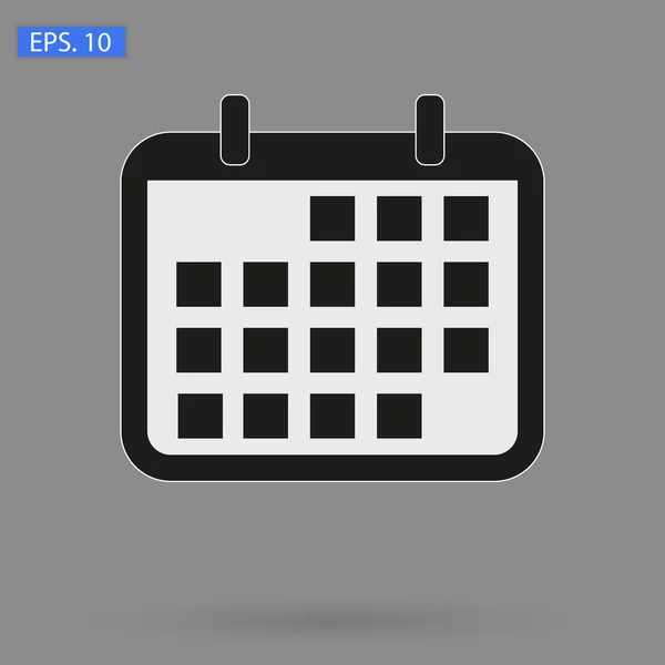 Imagen vectorial Calendario Icono — Archivo Imágenes Vectoriales