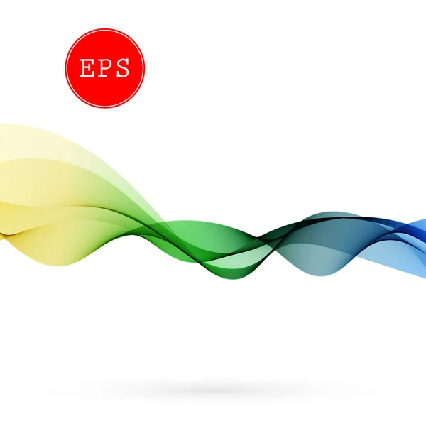 Vektor barevný abstraktní spektra zakouřený vlna pozadí pro brožury, webové stránky, design. — Stockový vektor