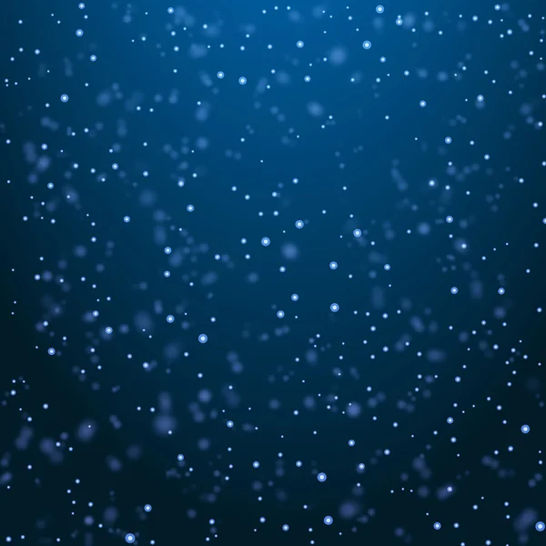 Illustration vectorielle Noël magique scintillant fond de carte de lumière de couleur - nouvel espace année scintillant particule mouche . — Image vectorielle