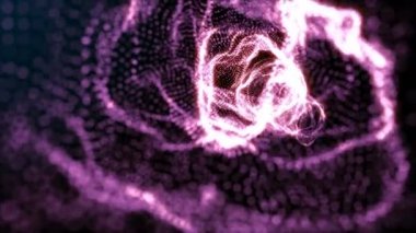 4k pembe Intro güzel uçan ile tüp Cg animasyonu CMO Konseyi içinde