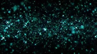 4 k soyut yeşil parçacık arka plan