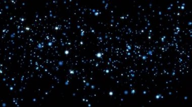 4 k soyut mavi parçacık arka plan