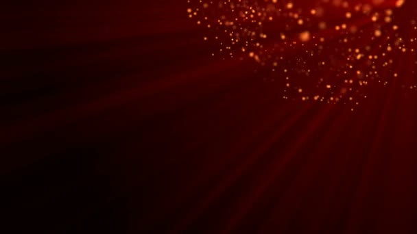 4k Red Particle seamless background — Stock Video