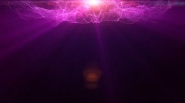 4 k Intro mor parçacıklar arka plan. Sorunsuz döngü. Noel tatil kavramı