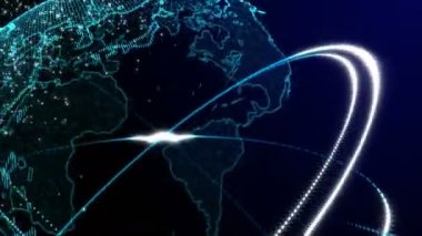 4k güzel dünya döngü kesintisiz Video arka plan veya Intro için