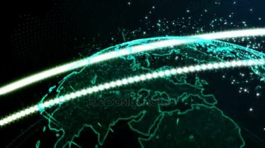 4k güzel dünya döngü kesintisiz Video arka plan veya Intro için