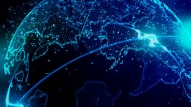 4k güzel dünya döngü kesintisiz Video arka plan veya Intro için