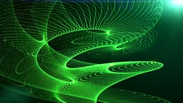 4k vert coloré particule fond sans couture 