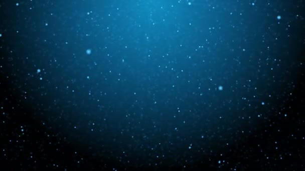 4k blau bunte Partikel nahtlosen Hintergrund — Stockvideo