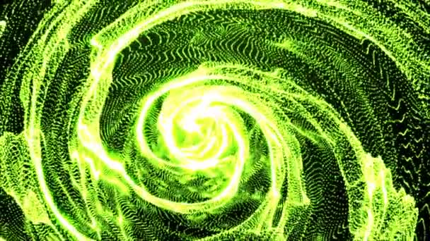 4k zöld por részecskék varratmentes háttérben — Stock videók