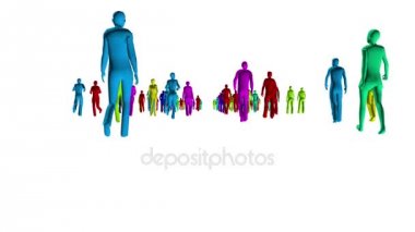 4k beyaz renk kalabalığın