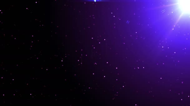 青い粒子の移動のシームレス背景 — ストック動画