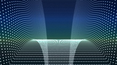 Vektör görüntü Ufo ışık demeti, uzaylılar fütüristik uzay aracı