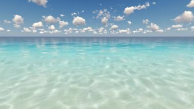 Tropikal deniz tatil arka plan dalgalar