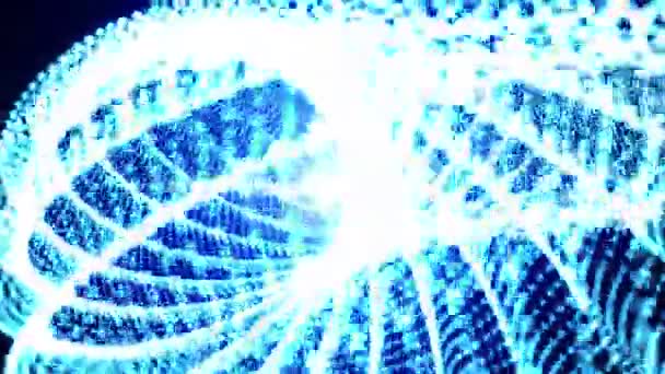 イントロ色粒子シームレス背景 — ストック動画