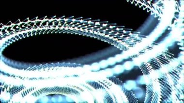 Döngü renk parçacık sorunsuz arka plan