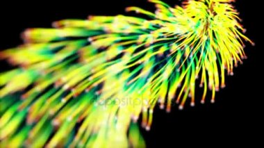 Biyo ağ clourful tel ve ethernet kabloları