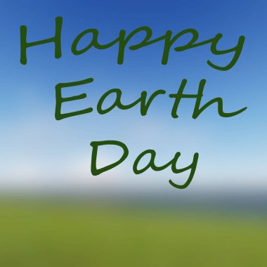 Bulanıklık dijital olarak oluşturulan mutlu dünya gün geri vektör