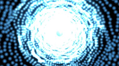 Parlak yıldız toz daire. Sihirli ışıltılı illüstrasyon. Parlak kıvılcımlar ve yıldız koyu arka plan üzerinde. Vektör