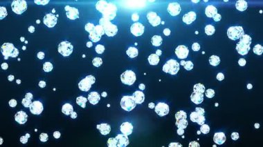 Döngü hareket elmas, güzel arka plan. sorunsuz ilmekledi