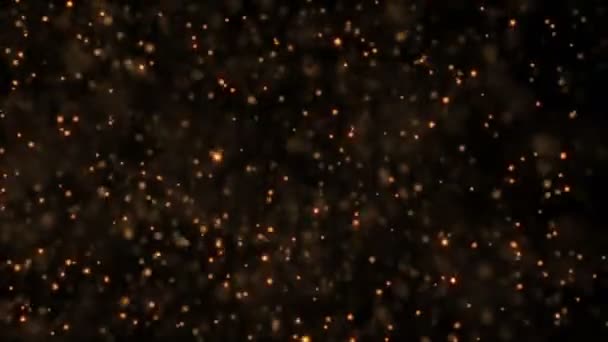 金粒子の背景のシームレスです — ストック動画