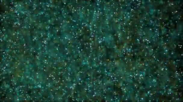 Grüne Teilchen nahtlos für Ihren Hintergrund — Stockvideo
