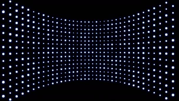Bleu Lumineux projecteurs fond capable de boucle transparente — Video