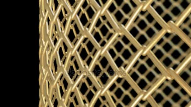 La cage d'or avec différents DOF capables de boucler sans couture — Video